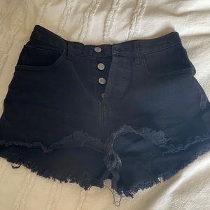 Brandy Melville Black jean shorts high waisted